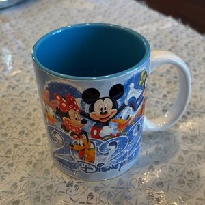 Disney Blue Character Mug with Mickey and Friends